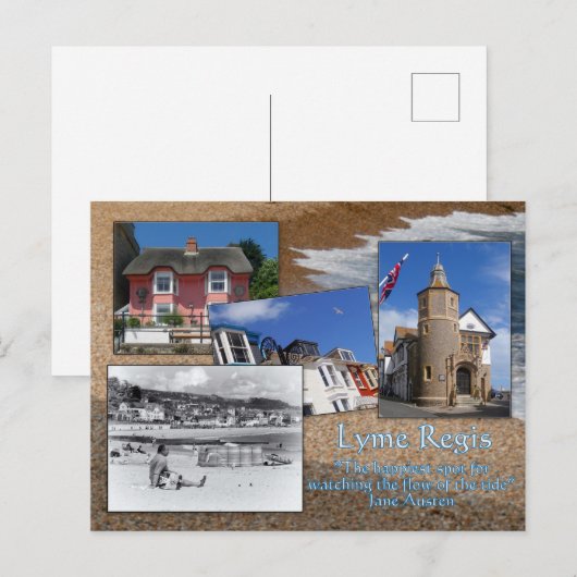 Lyme Regis, een briefkaart uit... (Voorkant / Achterkant)