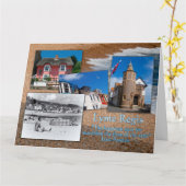 Lyme Regis, une carte de voeux de... (Fleur jaune)