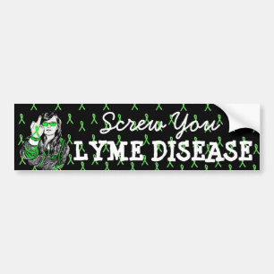 Lyme Ziekte Bewustzijn Bumpersticker Negeer Je