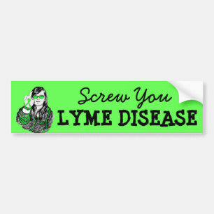 Lyme Ziekte bewustzijn bumpersticker voor je stink