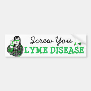 Lyme Ziekte bewustzijn bumpersticker voor je stink