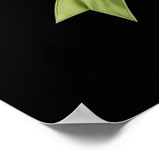 Lyme Ziekte Bewustzijn Maand Onderwijs Ondersteuni Poster (Hoek)