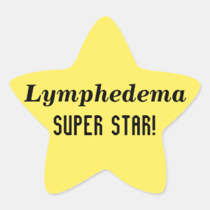 Lymfoedeem Super Star-Stickers Ster Sticker