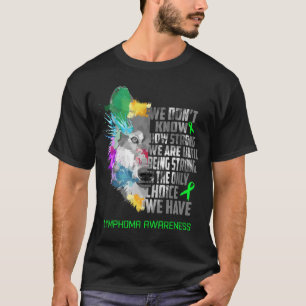 Lymfoom Bewustheid Klantenondersteuning T-shirt