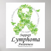 Lymfoom Butterfly Poster (Voorkant)