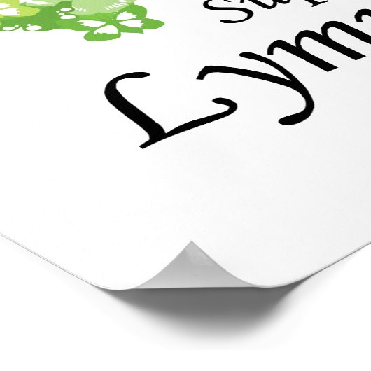 Lymfoom Butterfly Poster (Hoek)