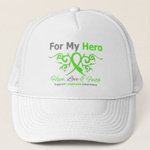 Lymfoom Cancer Tribal Ribbon Hero Trucker Pet