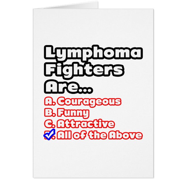 Lymfoom Fighter Quiz (Voorkant)