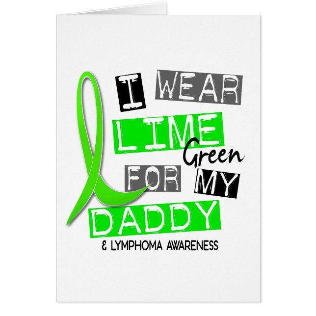 Lymfoom Ik Draag Lime Green voor mijn vader 37 (Voorkant)
