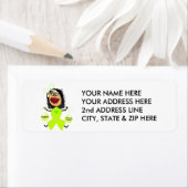 Lymfoom Kanker Lime Groen Lint Etiket (Insitu)