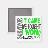 Lymfoom overlevende Het kwam dat we vochten ik won Magneet (Voorkant / Achterkant)