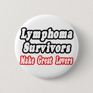 Lymfoom overlevenden maken grote liefhebbers ronde button 5,7 cm