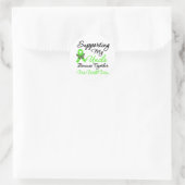 Lymfoomondersteuning (oom) ronde sticker (Tas)
