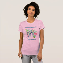 Lymphangioleiomyomatosis LAM 2-zijdig vrouwen T-sh T-shirt