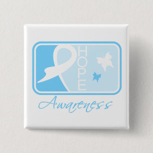Lymphedema Hope Awareness Tile Vierkante Button 5,1 Cm
