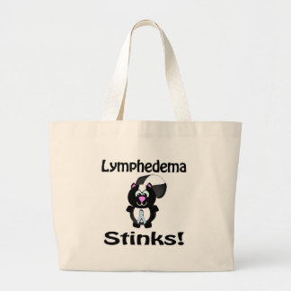 Lymphedema Stinks Skunk Awareness Design Grote Tote Bag