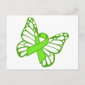 Lymphoma Butterfly Briefkaart (Voorkant)
