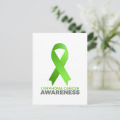 Lymphoma Cancer Awareness Briefkaart (Staand voorkant)