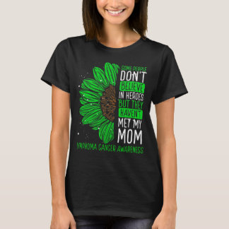 Lymphoma Cancer Awareness Ribbon Mam Warrior T-shirt