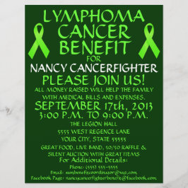 Lymphoma Cancer Benefit Flyer