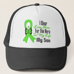 Lymphoma Cancer Ribbon My Hero My Son Trucker Pet