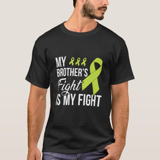 Lymphoma  My Brother's Fight T-shirt (Voorkant)