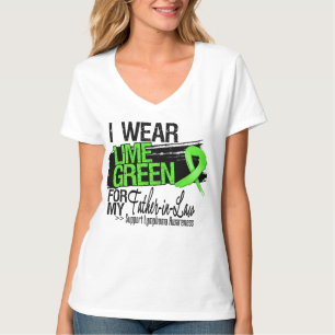 Lymphoma Ribbon voor mijn schoonvader T-shirt