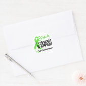 Lymphoma Warrior Ronde Sticker (Envelop)
