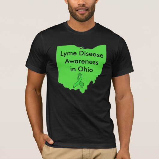 Lymziekte in het Ohio-bewustzijn Shirt (Voorkant)