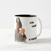 Lyn Liechty, le font aiment un CavMan ! Tasse (Devant droit)