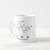 Lyna peptide nom mug (Devant gauche)