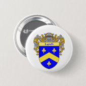 Lynch Coat of Arms (Beheerd) Ronde Button 5,7 Cm (Voorkant /achterkant)