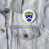 Lynch Coat of Arms (Beheerd) Ronde Button 5,7 Cm (In situ)