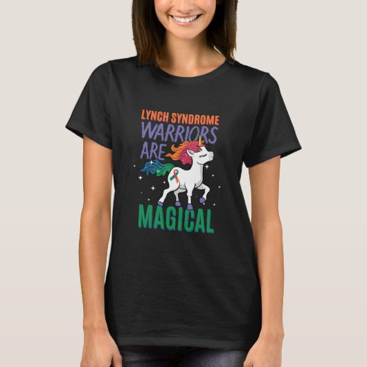 Lynch Syndrome Warrior Awareness T-shirt (Voorkant)