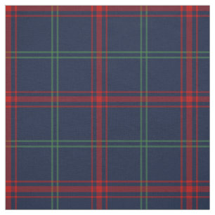 Lynch Tartan Pattern Navy Blue Irish Pset Stof