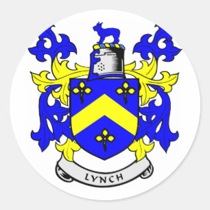 LYNCH Wapenstaart Ronde Sticker