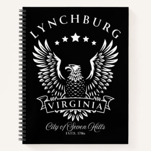 Lynchburg Virginia Antieke Adelaar Notitieboek