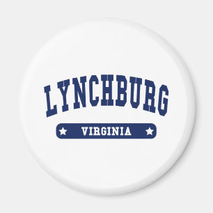 Lynchburg Virginia College Style T-shirts Magneet