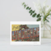 Lynchburg, Virginia - Large Letter Scenes Briefkaart (Staand voorkant)