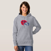 Lynchburg Virginia VA Football Helmet Hoodie (Voorkant volledig)