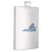 Lynchburg Virginia Wood Grain Flacon (Rechts)