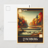 Lynchburg, Virginie | Carte postale Vintage (Devant / Derrière)