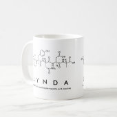 Lynda peptide nom mug (Devant gauche)