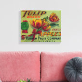 Lynden, WashingtonTulip Apple Crate Label Canvas Afdruk (Insitu (Woonkamer))