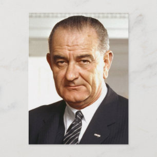 Lyndon B. Johnson 36th President Briefkaart