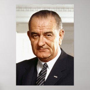 Lyndon B. Johnson 36th President Poster