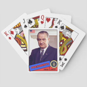 Lyndon B. Johnson-honkaarten Speelkaarten