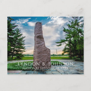 Lyndon B. Johnson-monoliet, Memorial Grove Briefkaart