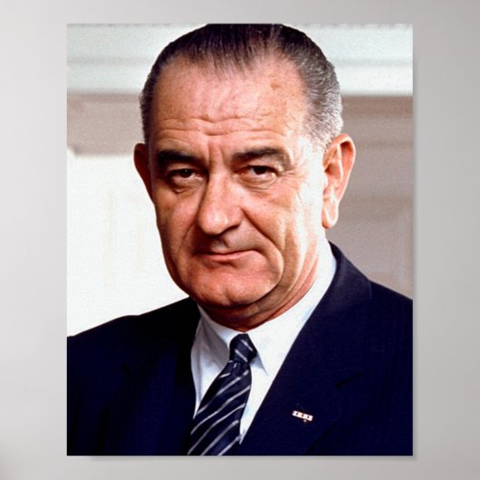 Lyndon B Johnson Poster (Voorkant)