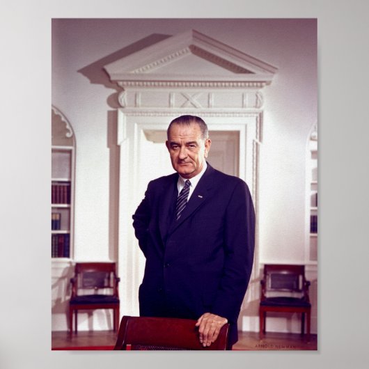 Lyndon B Johnson Poster (Voorkant)